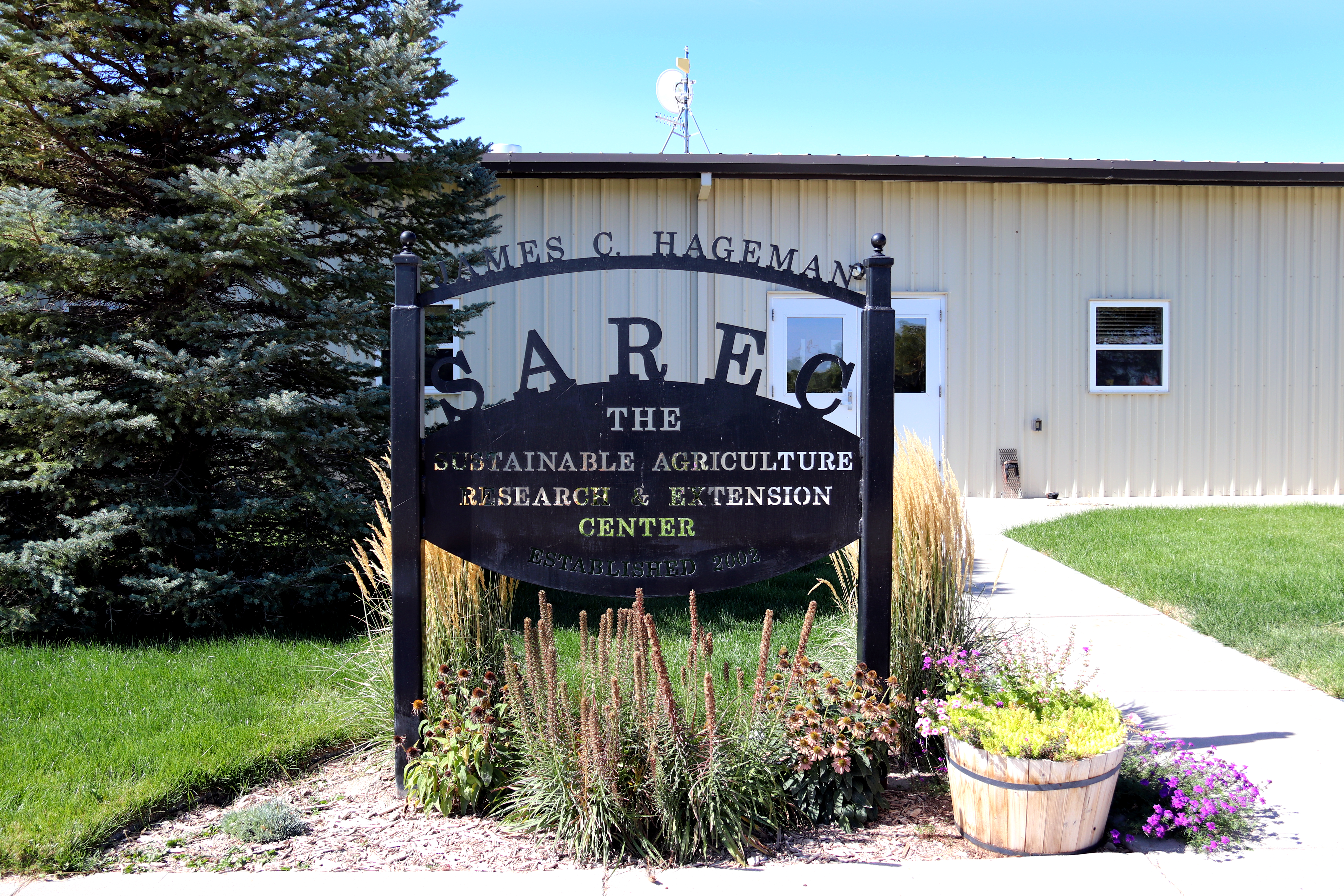 Sign for SAREC The Sustainable Agriculture Research & Extension center