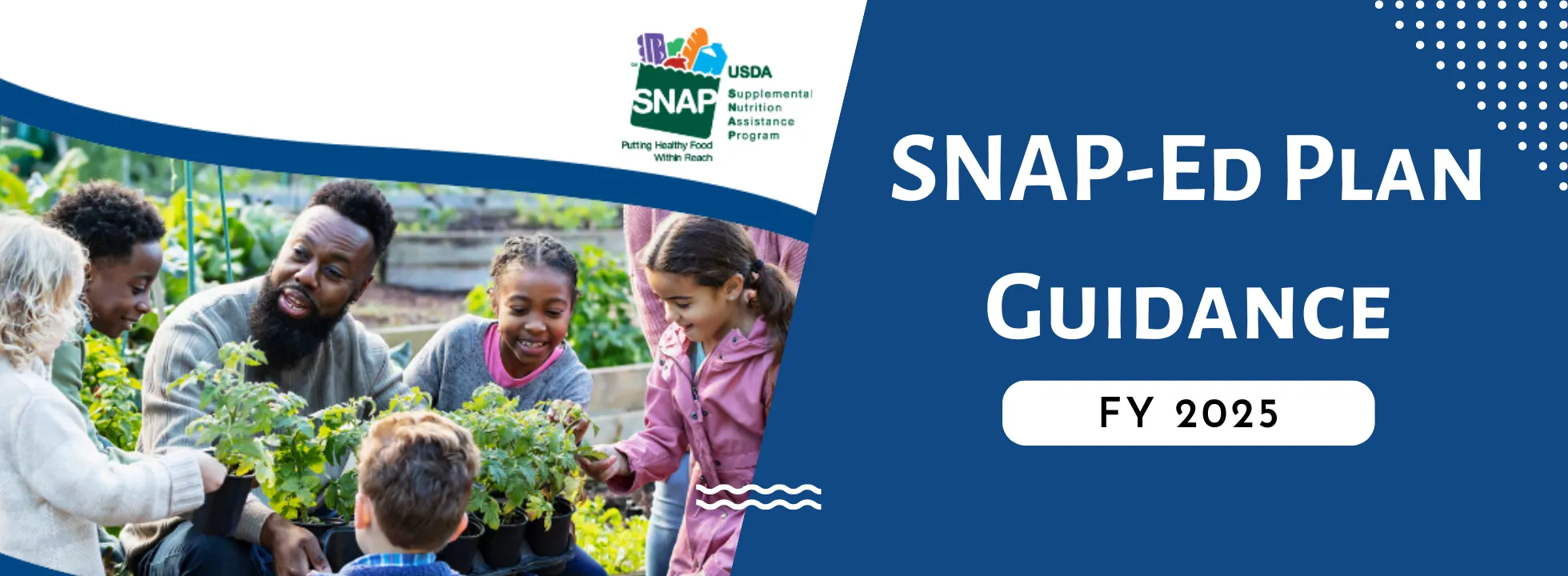 SNAP-Ed Plan Guidance FY 2025 Cover page